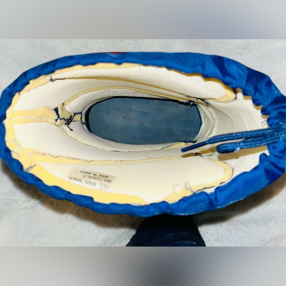 Vintage Colorblock Snow Moon Puffer Boots sz 9 - Picture 8 of 12